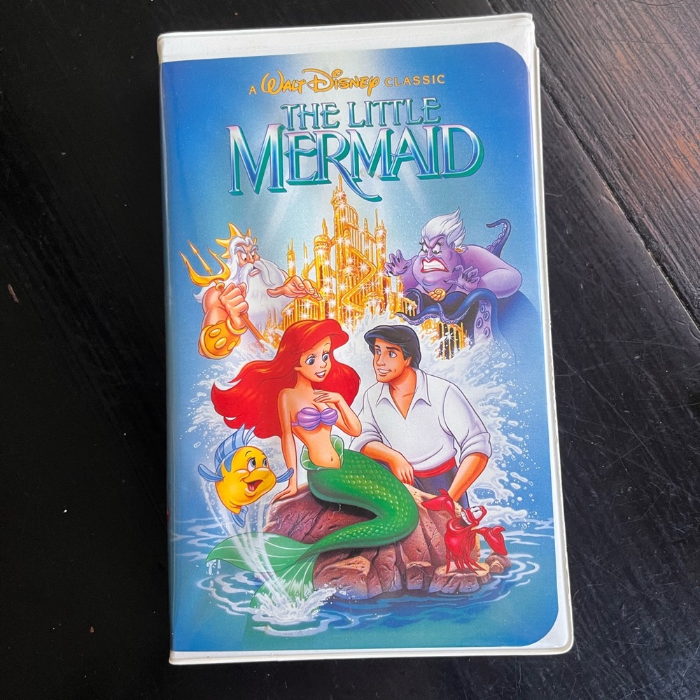 Black Diamond Little Mermaid Disney Classic VHS